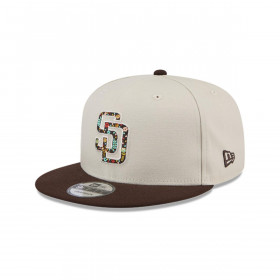 Gorro 9fifty MLB San Diego Padres Floral Fill Light Beige