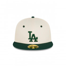 Gorra 59fifty MLB Los Angeles Dodgers Side Patch White