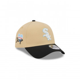 Gorro 9forty MLB Chicago White Sox City Sidepatch Light Beige