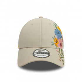 Gorra 9Forty New Era Branded Floral Pastel Grey