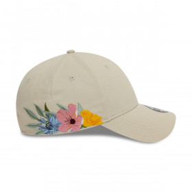 Gorra 9Forty New Era Branded Floral Pastel Grey