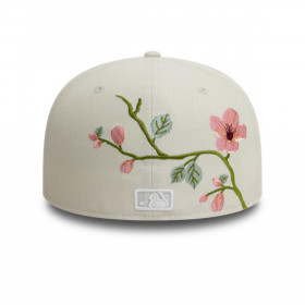 Gorra 59Fifty New York Yankees MLB Floral Light Beige