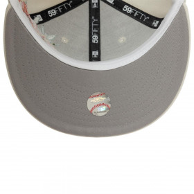 Gorra 59Fifty New York Yankees MLB Floral Light Beige