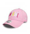 Gorra 9Forty New Era  City Boucle Pink Pastel Women