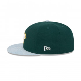 Gorra 59Fifty Oakland Athletics MLB Patch Denim Verde Oscuro