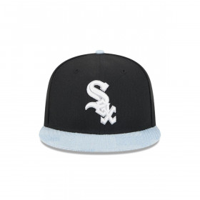 Gorra 59Fifty Chicago White Sox MLB Patch Denim Negro