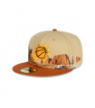 Gorro 59fifty NBA Phoenix Suns Team Landscape Light Beige