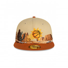 Gorro 59fifty NBA Phoenix Suns Team Landscape Light Beige