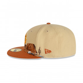 Gorro 59fifty NBA Phoenix Suns Team Landscape Light Beige