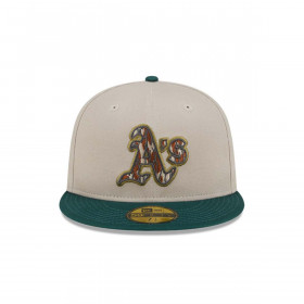 Jockey Oakland Athletics MLB 59Fifty Tree Bark Fill Grey