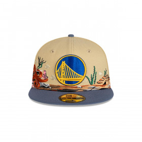 Gorro 59fifty NBA Golden State Warriors Team Landscape Beige