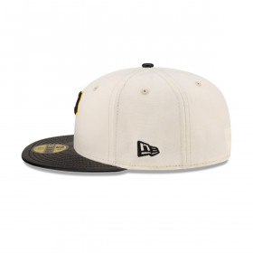 Gorro 59fifty MLB Pittsburgh Pirates Leather Visor White