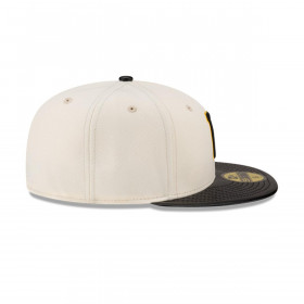 Gorro 59fifty MLB Pittsburgh Pirates Leather Visor White