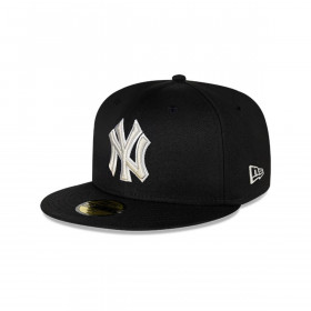 Gorro 59Fifty MLB New York Yankees Soul Black and Silver