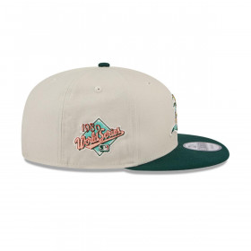 Gorro 9fifty MLB Oakland Athletics Floral Fill Light Beige