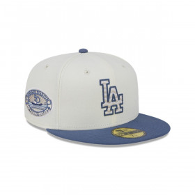 Gorro 59fifty MLB Los Angeles Dodgers Wavy Chainstitch White