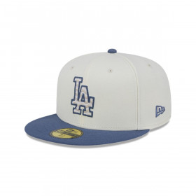 Gorro 59fifty MLB Los Angeles Dodgers Wavy Chainstitch White