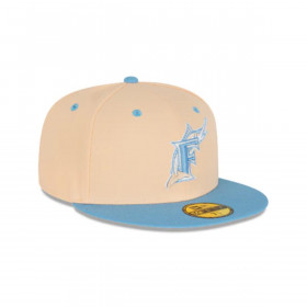 Gorra 59fifty MLB Florida Marlins Ice Latte Pastel Blue