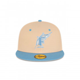 Gorra 59fifty MLB Florida Marlins Ice Latte Pastel Blue