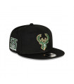 Gorra 59fifty NBA Milwaukee Bucks Side Patch Black New Era