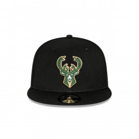 Gorra 59fifty NBA Milwaukee Bucks Side Patch Black New Era