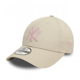 Gorra 9Forty New York Yankees MLB Gliter Light Beige Kids