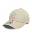 Gorra 9Forty New York Yankees MLB Gliter Light Beige Kids