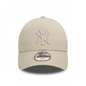 Gorra 9Forty New York Yankees MLB Gliter Light Beige Kids