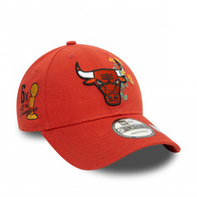 Gorra 9Forty Chicago Bulls NBA Flower Icon Copper