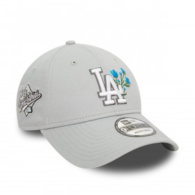 Gorra 9Forty Los Angeles Dodgers MLB Flower Icon Grey