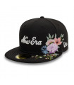 Gorra 59Fifty New Era Branded Floral Black