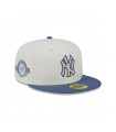 Gorro 59fifty MLB New York Yankees Wavy Chainstitch White