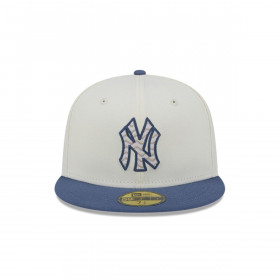 Gorro 59fifty MLB New York Yankees Wavy Chainstitch White