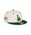 Gorra 59fifty MLB Los Angeles Dodgers Side Patch White