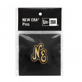 Pin New Era Logo NE Black