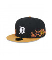 Gorro 59fifty MLB Detroit Tigers Floral Vine Black