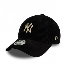 Gorra 9Forty New York Yankees MLB Cord Black Women