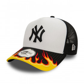 Gorra 9Forty New York Yankees MLB Flames Black