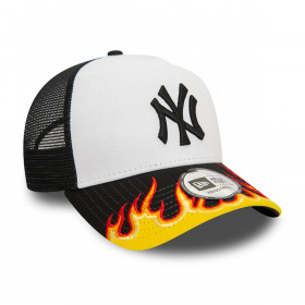 Gorra 9Forty New York Yankees MLB Flames Black