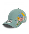 Gorra 9Forty  New Era Brand Floral Med Grey