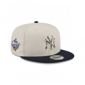 Gorro 9fifty MLB New York Yankees Floral Fill Light Beige