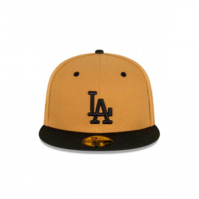 Gorra 59fifty Los Angeles Dodgers MLB Wheat Black Med Beige