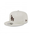 Gorra 9Fifty Los Angeles Dodgers MLB League Light Beige