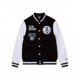 Jacket NBA Brooklyn Nets Varsity Jacket Injection Black