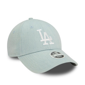 Gorra 9Forty L.A. Dodgers MLB Diamante Denim Blue Sky Women