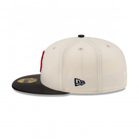 Gorro 59fifty MLB Boston Red Sox Leather Visor White