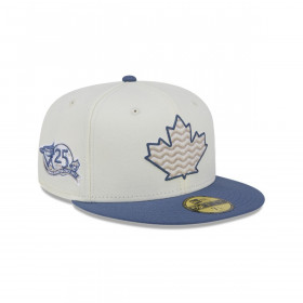 Gorro 59fifty MLB Toronto Blue Jays Wavy Chainstitch White