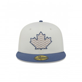 Gorro 59fifty MLB Toronto Blue Jays Wavy Chainstitch White