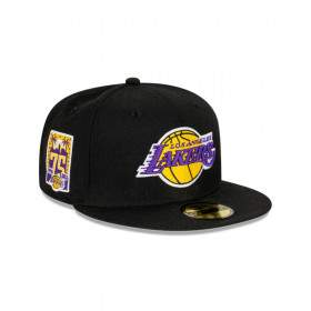 Gorra 59fifty NBA Los Angeles Lakers Side Patch Black