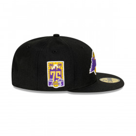 Gorra 59fifty NBA Los Angeles Lakers Side Patch Black